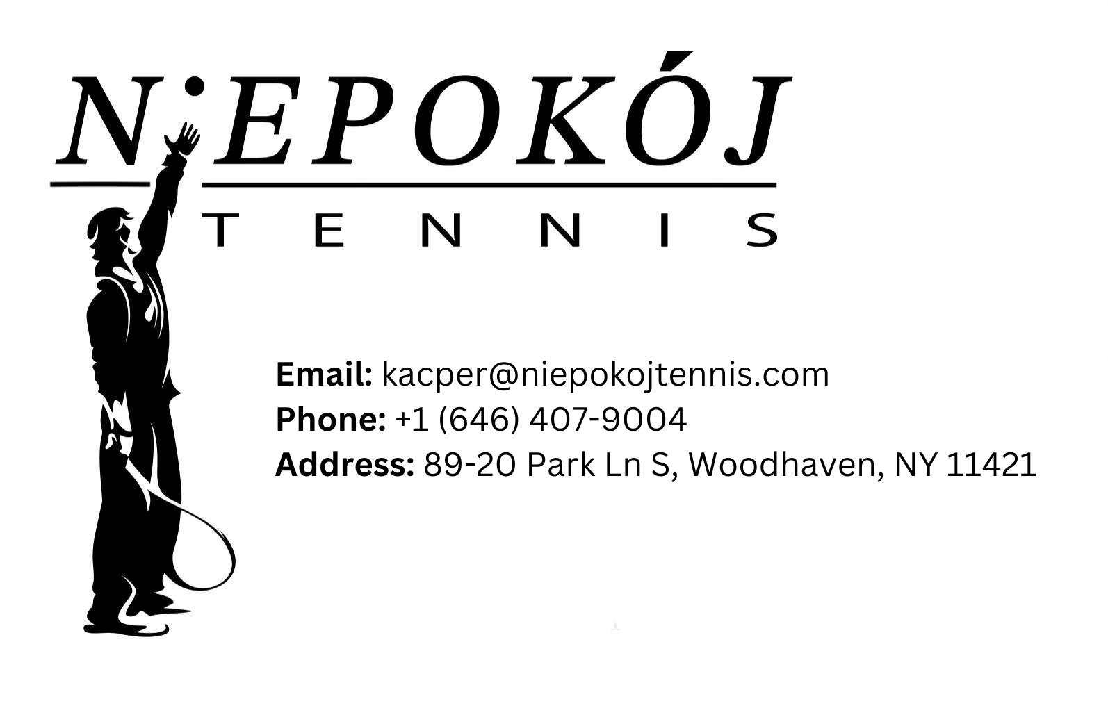 Niepokoj Tennis Contact Information