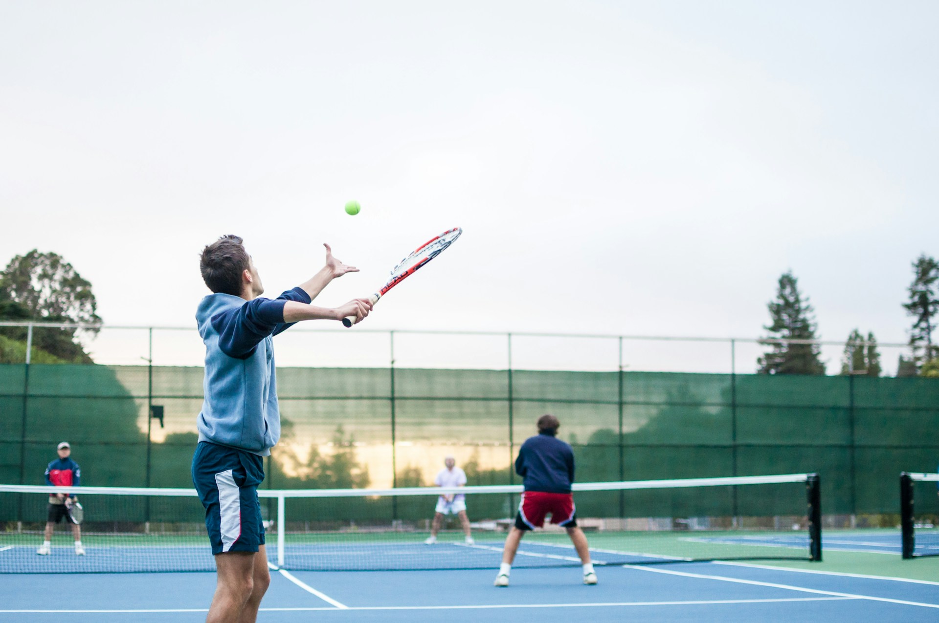 Private tennis coaching